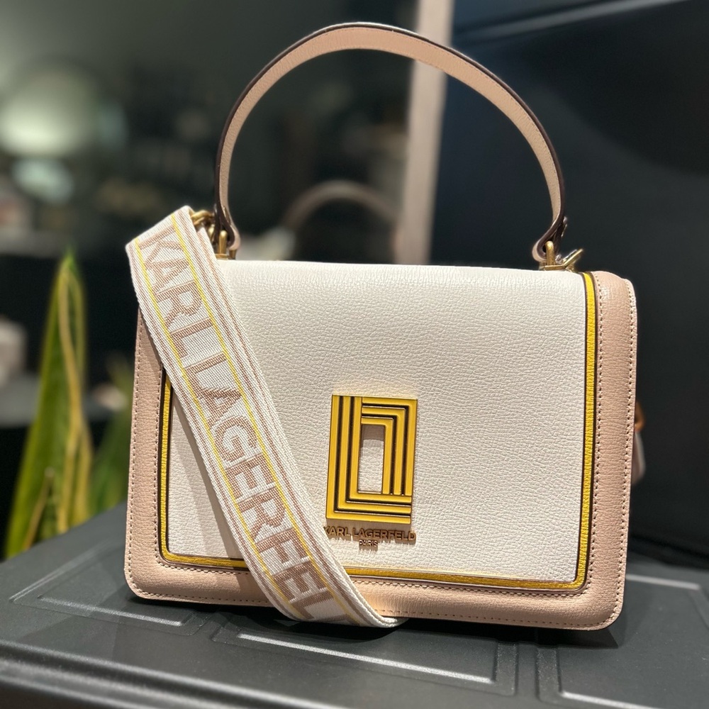 NWT KARL LAGERFELD PARIS Simone Flap Crossbody Multicolor